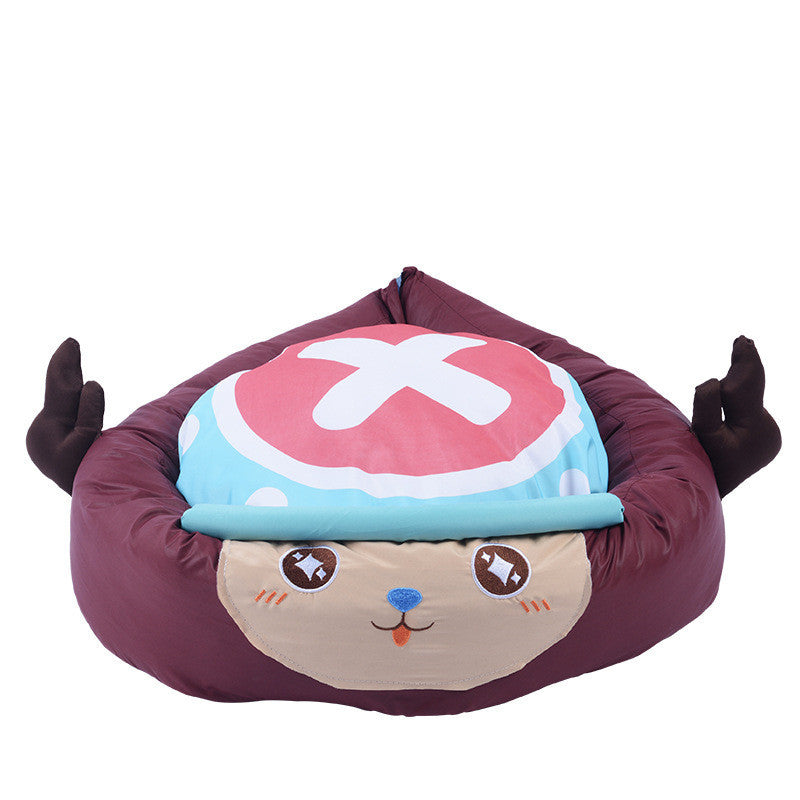 HKM-415571 Teddy Pet Nest for Dogs and Cats - All-Season Cloth Design with PP Cotton Filling, 55 * 16cm