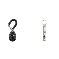 HKM-226067 Interactive Dog Training Accessories Set - Includes Whistle, Clicker, Frisbees, and Balls