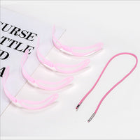 HKM-511059 Adjustable Eyebrow Card for Perfect Styling - 4-pack Thrush Tools with Rope