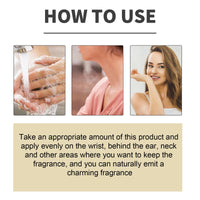 HKM-012371 Charming Portable Perfume with Golden Bell Cypress Leaf and Musk Rose Oils