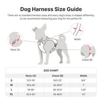 HKM-817875 High-Performance Tactical Dog Harness with Built-in Poop Bag Holder and No-Pull Front Clip - Brown, Size S