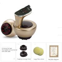 HKM-100307 Electric Meridian Brush with Essential Oils & Cupping Massage Accessories - Multiple Styles Available