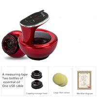 HKM-100307 Electric Meridian Brush with Essential Oils & Cupping Massage Accessories - Multiple Styles Available