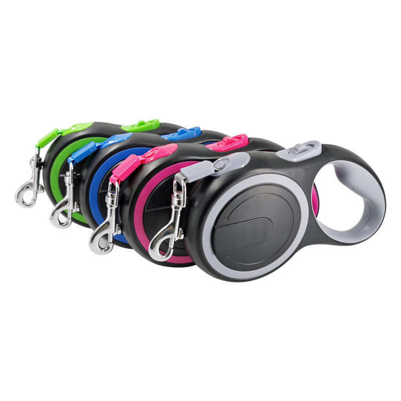 HKM-391571 Automatic Telescopic Pet Leash with Soft Handle and Adjustable Length for Medium and Small Dogs