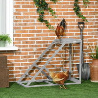 HKM-732243 PawHut Chicken Activity Game - Swing Set with Perch and Hen Ladder for Coop Enrichment
