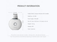 HKM-083859 Sonic Cleansing Device for Blackhead Removal and Skin Exfoliation