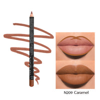 HKM-368531 Matte Finish Long-Lasting Wood Lip Liner - 24-Hour Water-Resistant Color