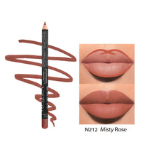 HKM-368531 Matte Finish Long-Lasting Wood Lip Liner - 24-Hour Water-Resistant Color