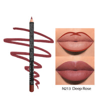 HKM-368531 Matte Finish Long-Lasting Wood Lip Liner - 24-Hour Water-Resistant Color