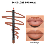 HKM-368531 Matte Finish Long-Lasting Wood Lip Liner - 24-Hour Water-Resistant Color