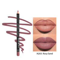 HKM-368531 Matte Finish Long-Lasting Wood Lip Liner - 24-Hour Water-Resistant Color