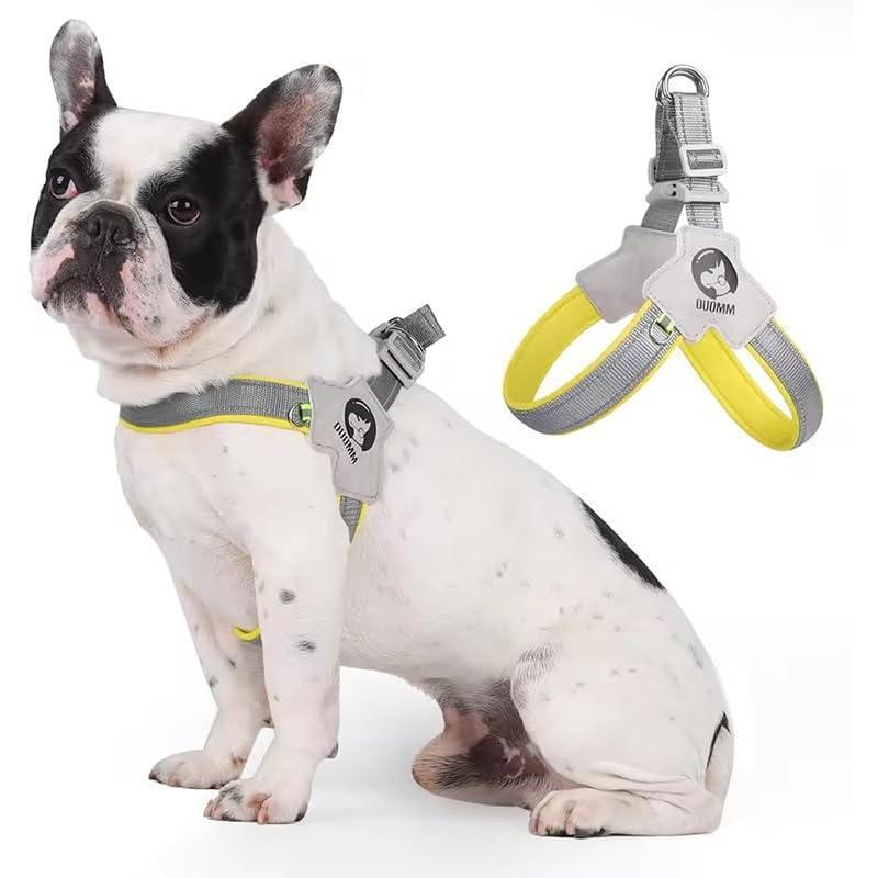 HKM-472083 Adjustable No-Pull Pet Harness with Leash Set for Dogs and Cats ¨C Lightweight, Comfortable, and Reflective for Safe Walks