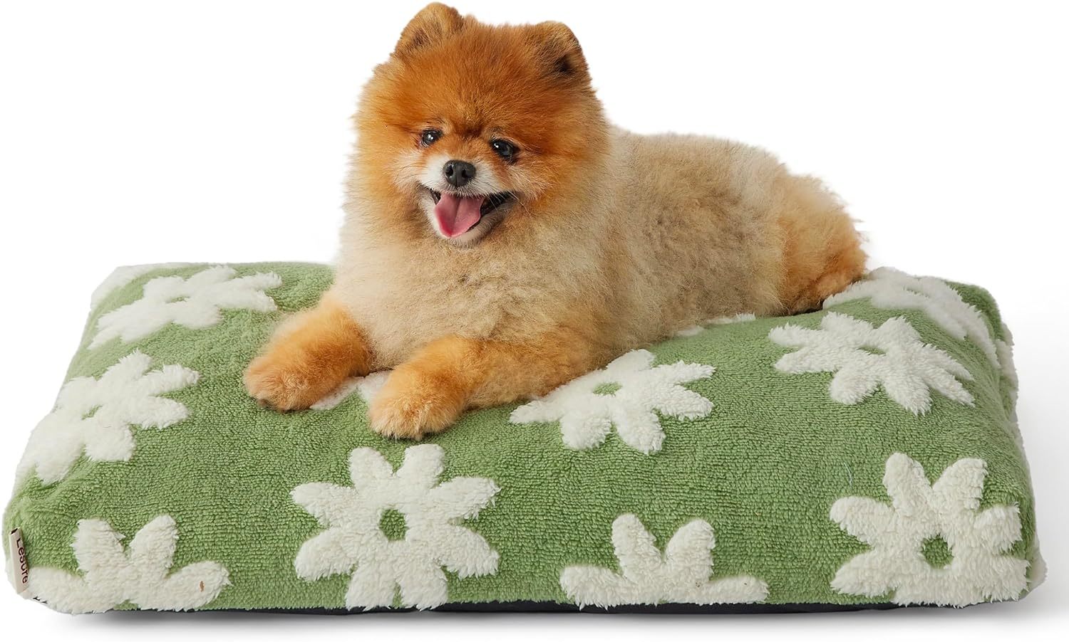 HKM-690067 Chic Large Dog Bed with Thick Shredded Foam and Removable Cover for Indoor and Outdoor Use
