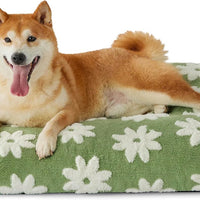 HKM-690067 Chic Large Dog Bed with Thick Shredded Foam and Removable Cover for Indoor and Outdoor Use