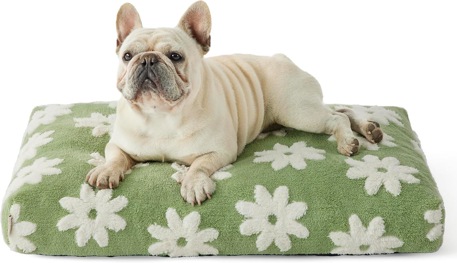 HKM-690067 Chic Large Dog Bed with Thick Shredded Foam and Removable Cover for Indoor and Outdoor Use