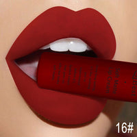 HKM-629523 Matte Non-Stick Liquid Lipstick - Long-Lasting, Smudge-Proof Formula in 34 Vibrant Colors