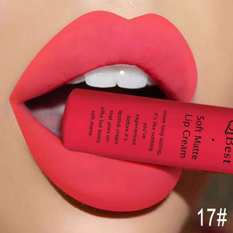 HKM-629523 Matte Non-Stick Liquid Lipstick - Long-Lasting, Smudge-Proof Formula in 34 Vibrant Colors