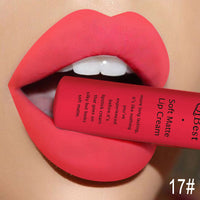 HKM-629523 Matte Non-Stick Liquid Lipstick - Long-Lasting, Smudge-Proof Formula in 34 Vibrant Colors