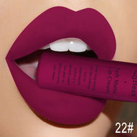 HKM-629523 Matte Non-Stick Liquid Lipstick - Long-Lasting, Smudge-Proof Formula in 34 Vibrant Colors