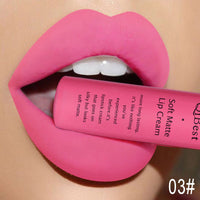 HKM-629523 Matte Non-Stick Liquid Lipstick - Long-Lasting, Smudge-Proof Formula in 34 Vibrant Colors