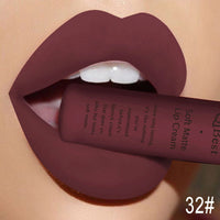 HKM-629523 Matte Non-Stick Liquid Lipstick - Long-Lasting, Smudge-Proof Formula in 34 Vibrant Colors