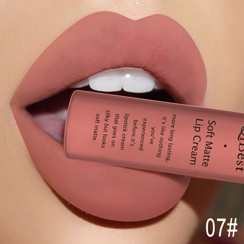 HKM-629523 Matte Non-Stick Liquid Lipstick - Long-Lasting, Smudge-Proof Formula in 34 Vibrant Colors