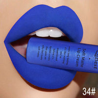 HKM-629523 Matte Non-Stick Liquid Lipstick - Long-Lasting, Smudge-Proof Formula in 34 Vibrant Colors