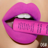 HKM-629523 Matte Non-Stick Liquid Lipstick - Long-Lasting, Smudge-Proof Formula in 34 Vibrant Colors