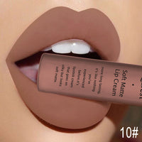 HKM-629523 Matte Non-Stick Liquid Lipstick - Long-Lasting, Smudge-Proof Formula in 34 Vibrant Colors