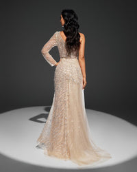 HKM-545043 Champagne-Coloured Women's Dress - Model EZ25033