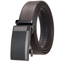 HKM-423187 Men's First Layer Cowhide Leather Automatic Buckle Belt - Model LY36-25638-5