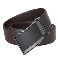 HKM-423187 Men's First Layer Cowhide Leather Automatic Buckle Belt - Model LY36-25638-5