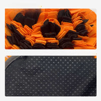HKM-139283 Festive Pumpkin Sniffing Mat for Dogs - Anti-Choking Slow Feed Training Toy