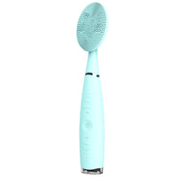 HKM-048787 Rechargeable Silicone Facial Cleansing Device with Deep Cleaning Vibration Technology, Waterproof Design, and Comfortable Grip