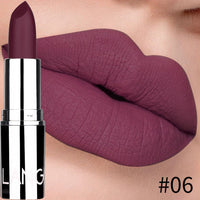 HKM-595603 Matte Silver Lipstick - Long-Lasting, Moisturizing Bullet Formula