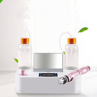 HKM-900243 Mini Bubble Cleaner with Negative Ion, Ultrasonic, and Color Light Technology for Home Use
