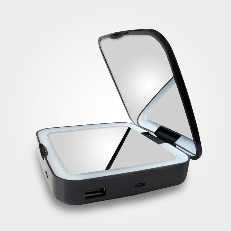 HKM-466515 4x Magnification Makeup Mirror with Adjustable Brightness and Three Lighting Modes