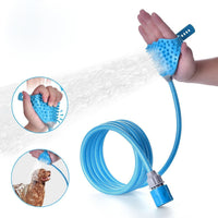 HKM-481171 Wearable Pet Bathing and Massage Gloves with Quick-Disconnect Hose and Adapters