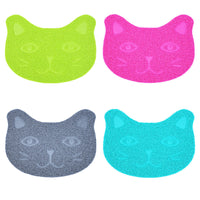 HKM-797267 PVC Cat Litter Mat with Paw Print Design - Non-Toxic and Waterproof, 30x40cm
