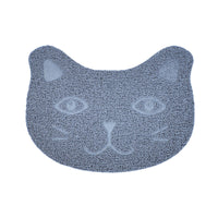 HKM-797267 PVC Cat Litter Mat with Paw Print Design - Non-Toxic and Waterproof, 30x40cm