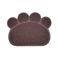 HKM-797267 PVC Cat Litter Mat with Paw Print Design - Non-Toxic and Waterproof, 30x40cm