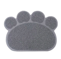 HKM-797267 PVC Cat Litter Mat with Paw Print Design - Non-Toxic and Waterproof, 30x40cm