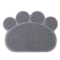 HKM-797267 PVC Cat Litter Mat with Paw Print Design - Non-Toxic and Waterproof, 30x40cm