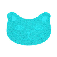 HKM-797267 PVC Cat Litter Mat with Paw Print Design - Non-Toxic and Waterproof, 30x40cm
