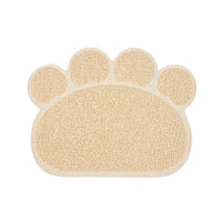 HKM-797267 PVC Cat Litter Mat with Paw Print Design - Non-Toxic and Waterproof, 30x40cm