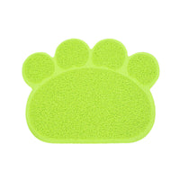 HKM-797267 PVC Cat Litter Mat with Paw Print Design - Non-Toxic and Waterproof, 30x40cm