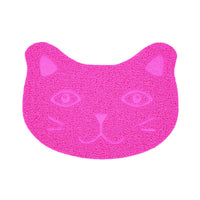 HKM-797267 PVC Cat Litter Mat with Paw Print Design - Non-Toxic and Waterproof, 30x40cm