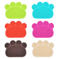 HKM-797267 PVC Cat Litter Mat with Paw Print Design - Non-Toxic and Waterproof, 30x40cm