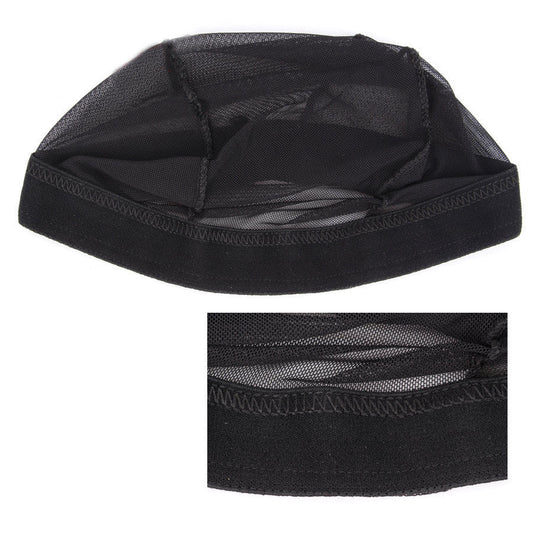 HKM-215251 Medium to Long Curly Hair Wig with Black Elastic Net Cap for All Skin Tones and Face Shapes