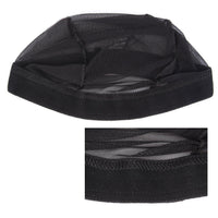 HKM-215251 Medium to Long Curly Hair Wig with Black Elastic Net Cap for All Skin Tones and Face Shapes